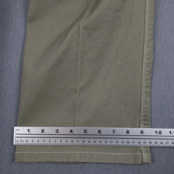 Kuhl Rydr Pants Mens 36x32 (Fits 36x32) Patina Dye Khaki Canvas Hiking Outdoor